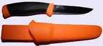 Mora Gürtelmesser, Companion, orange/schwarz, 10,5 cm Klingenlänge, rostfrei