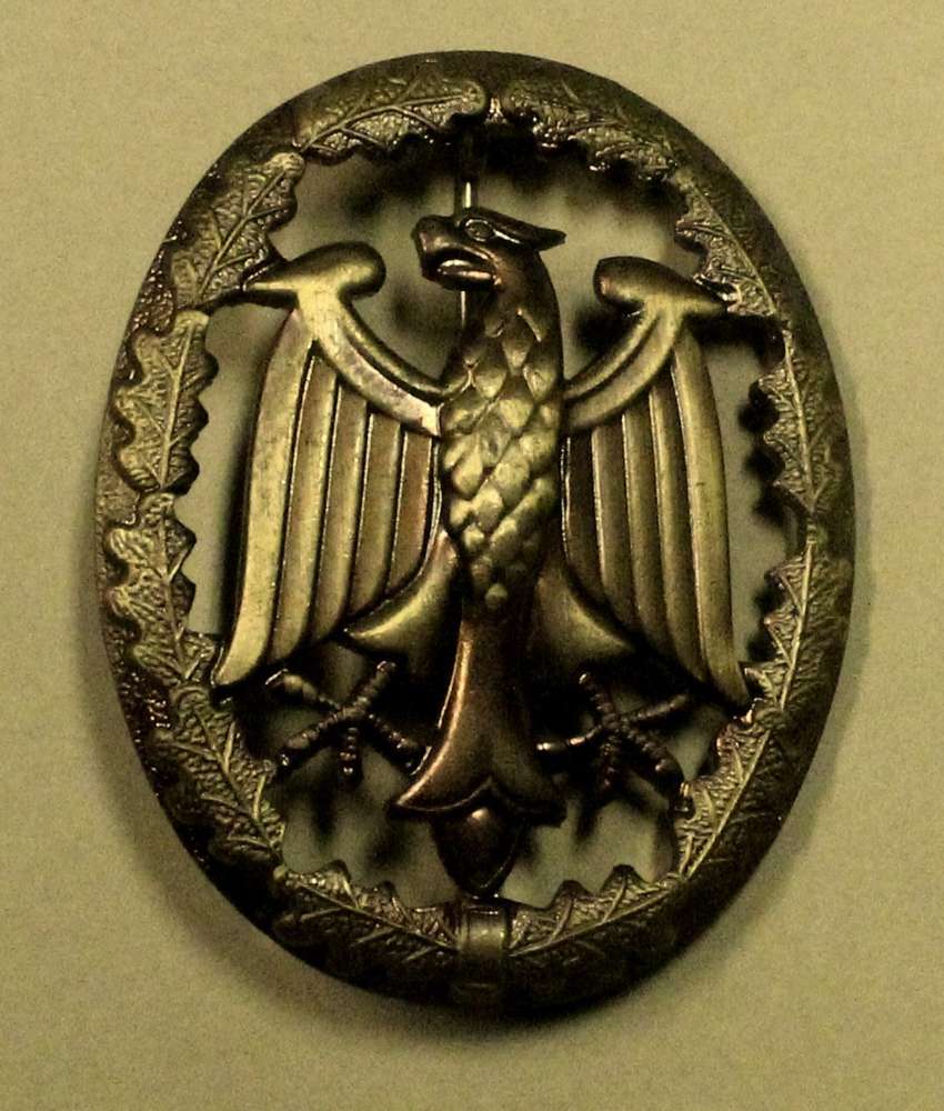 s643 Bundeswehr Leistungsabzeichen bronze auf Tarn 1Stück