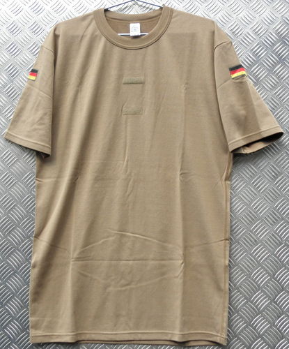 Bundeswehr Tropen T-Shirt, gefertigt gemäß TL, khaki, neu